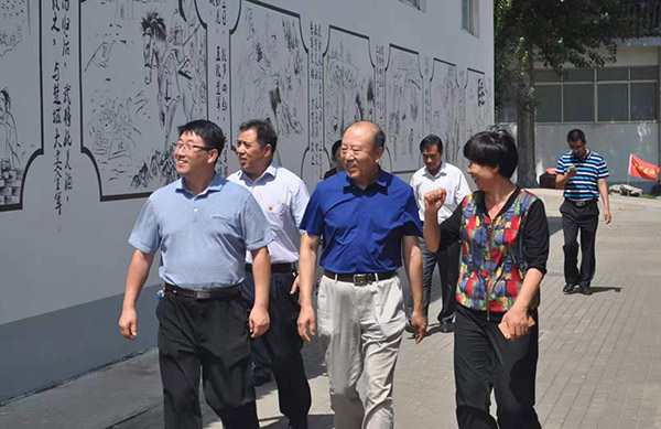 上级领导视察公司文化建设a