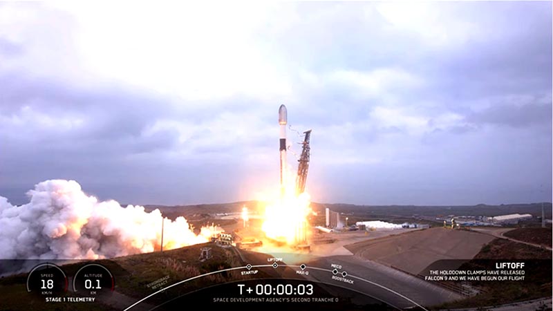spaceX再发13颗卫星a